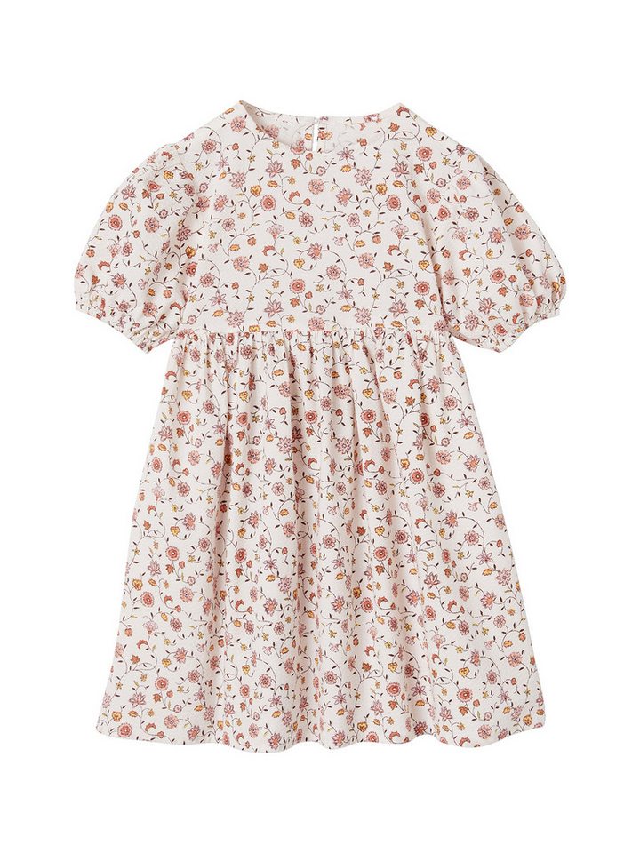 vertbaudet Minikleid Mädchen Kleid mit Ballonärmeln von vertbaudet