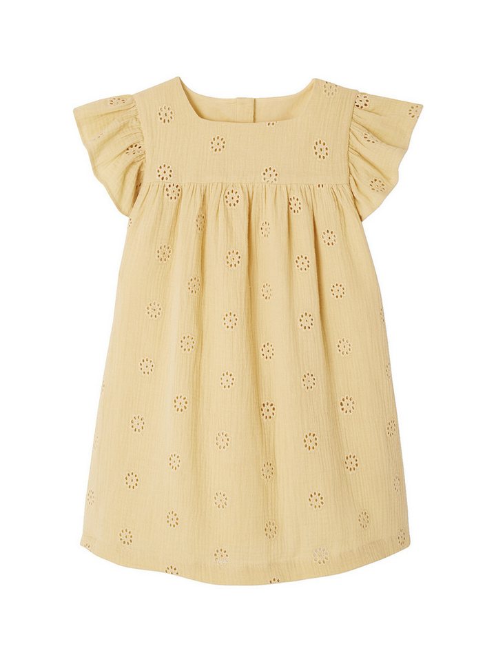vertbaudet Minikleid Mädchen Musselinkleid von vertbaudet