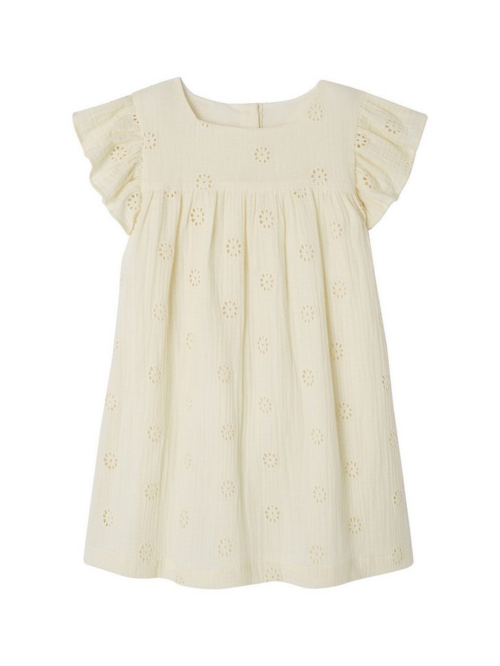 vertbaudet Minikleid Mädchen Musselinkleid von vertbaudet