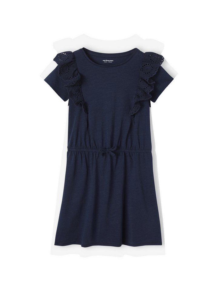 vertbaudet Minikleid Mädchen Volantkleid von vertbaudet