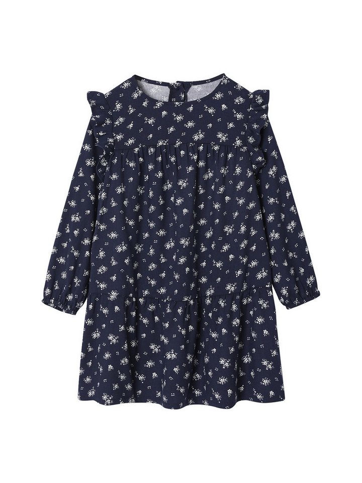 vertbaudet Minikleid Mädchen Boho-Kleid mit Rüschen von vertbaudet