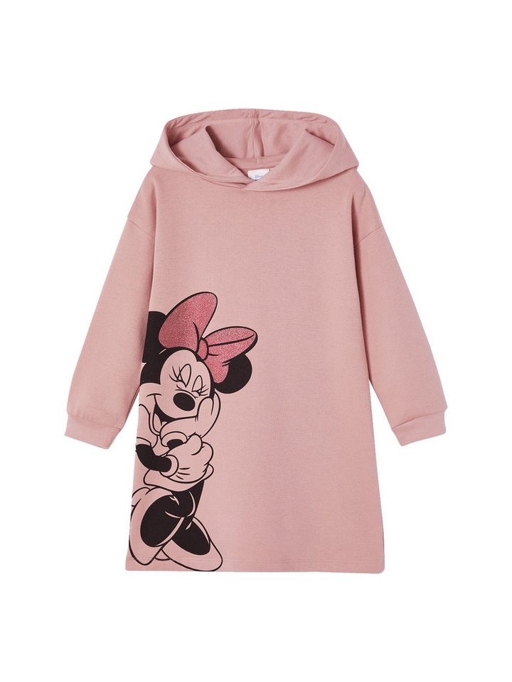 vertbaudet Minikleid Mädchen Kapuzen-Sweatkleid Disney MINNIE MAUS von vertbaudet