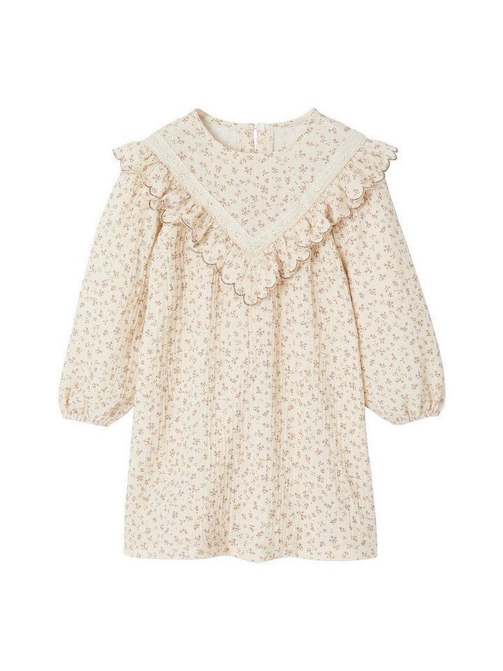 vertbaudet Minikleid Mädchen Boho-Kleid mit Volants und Spitze vertbaudet Minikleid Mädchen Boho-Kleid mit Volants und Spitze von vertbaudet