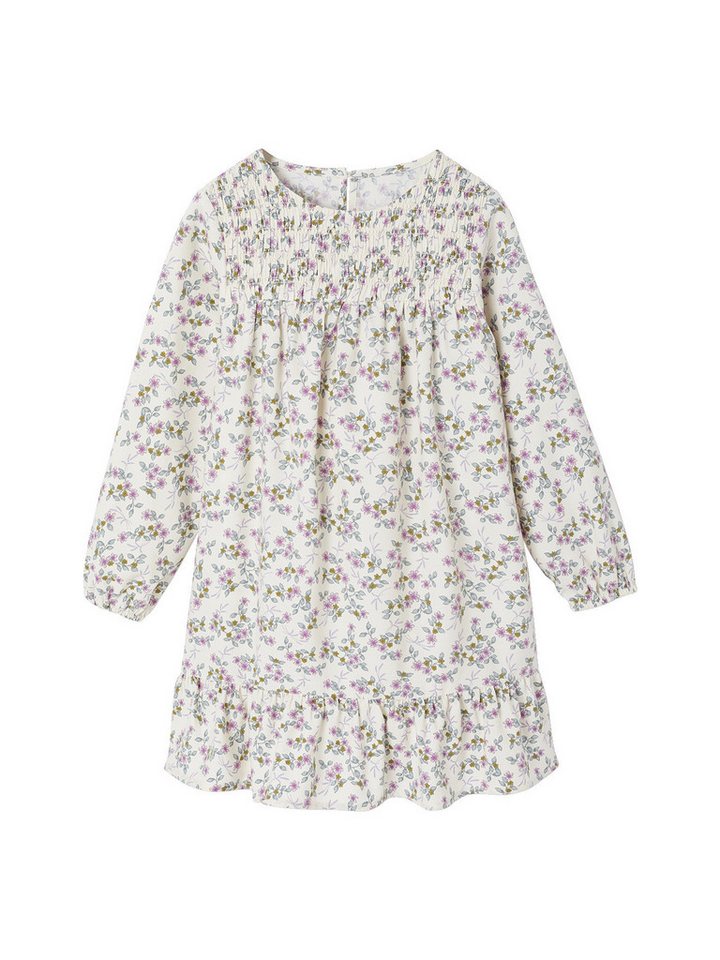 vertbaudet Minikleid Langärmeliges Mädchen Kleid von vertbaudet