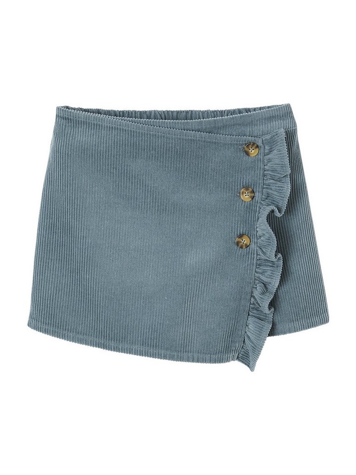 vertbaudet Minirock Mädchen Cord-Hosenrock in Wickeloptik von vertbaudet