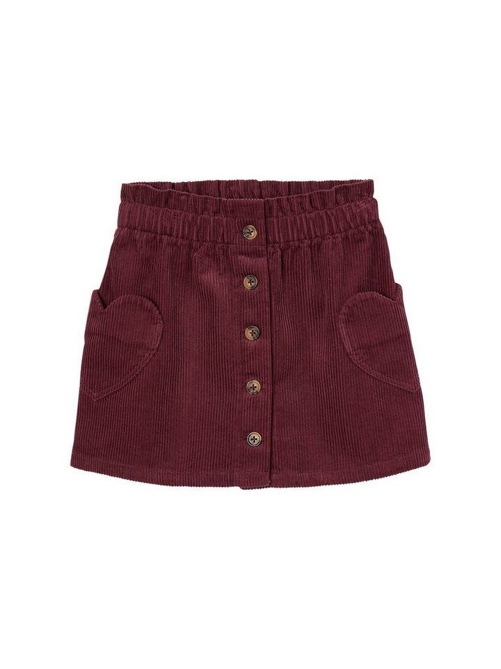 vertbaudet Minirock Mädchen Cordrock mit Herztaschen von vertbaudet
