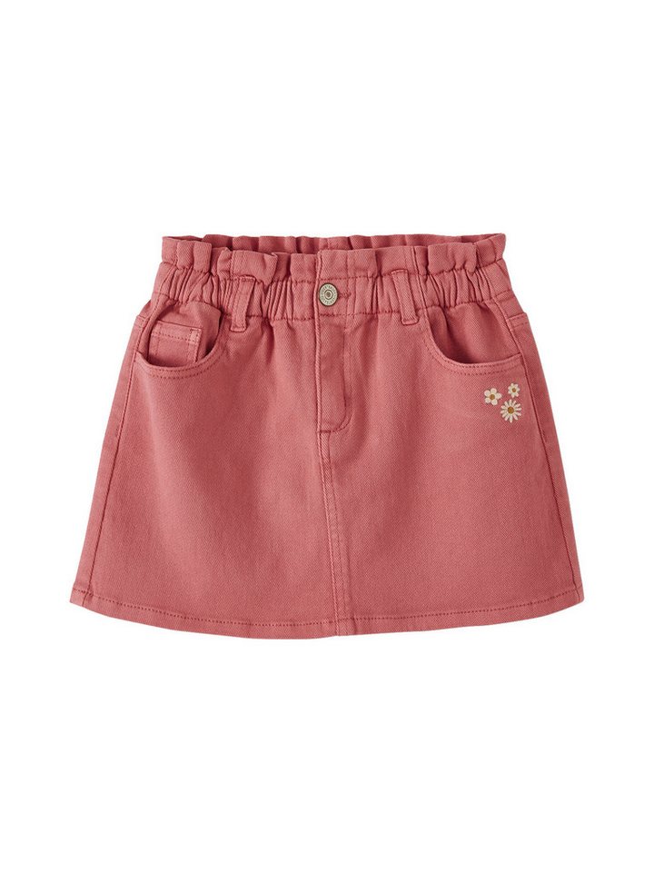 vertbaudet Minirock Mädchen Rock mit Paperbag-Bund von vertbaudet