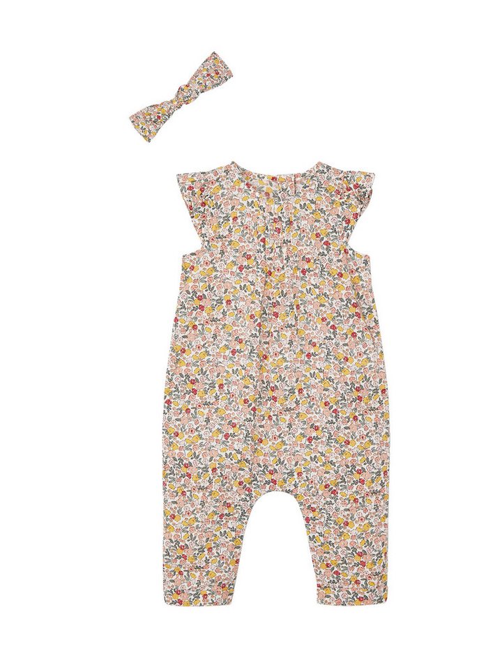 vertbaudet Overall Mädchen Baby-Set: Overall & Haarband von vertbaudet