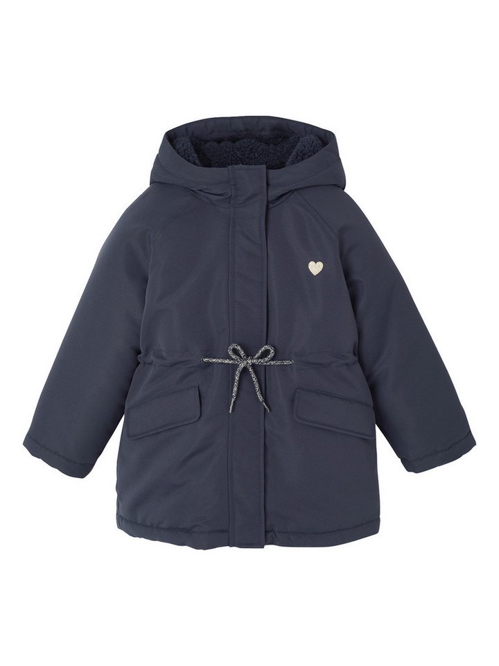 vertbaudet Parka Mädchen Parka mit Kapuze und Steppweste 3-in-1, Recycling-Wattierung von vertbaudet