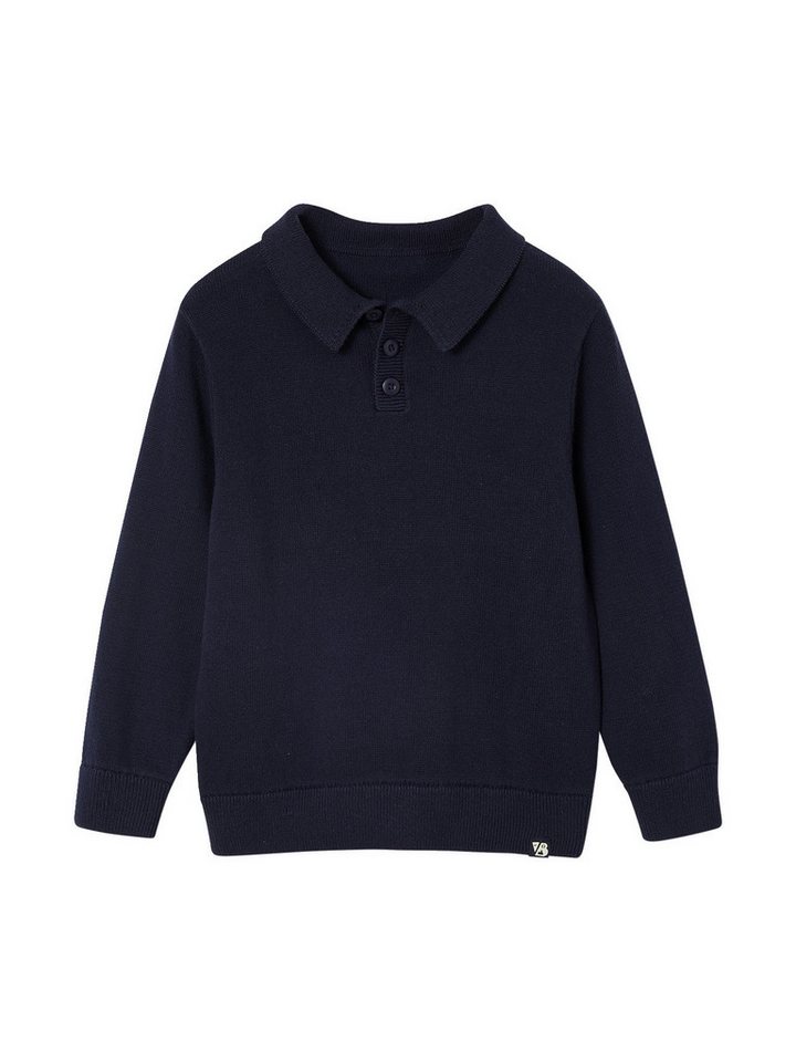 vertbaudet Pullunder Pullover mit Polokragen Jungen vertbaudet Pullunder Pullover mit Polokragen Jungen von vertbaudet