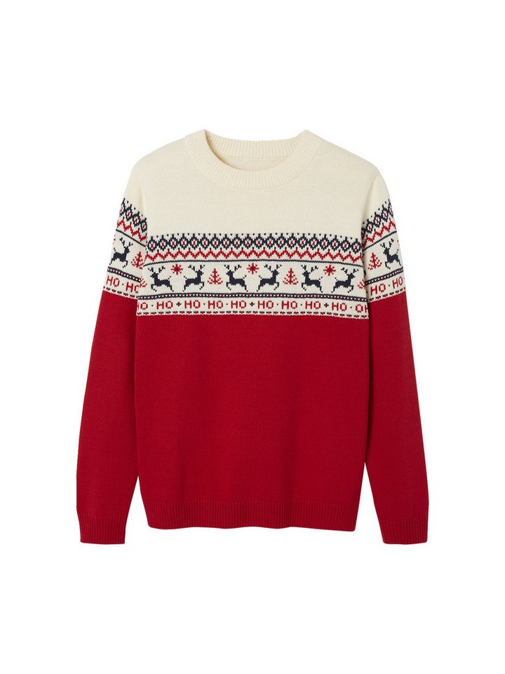 vertbaudet Umstandspullover Weihnachtsmotiv von vertbaudet