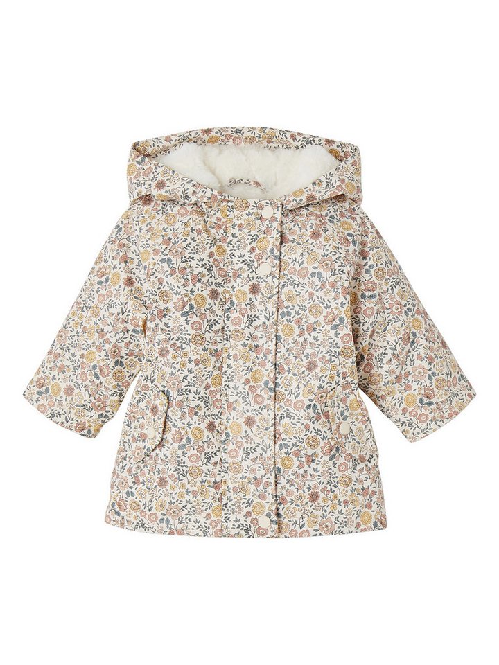 vertbaudet Regenjacke Gefütterte Mädchen Baby Regenjacke mit Blumen von vertbaudet