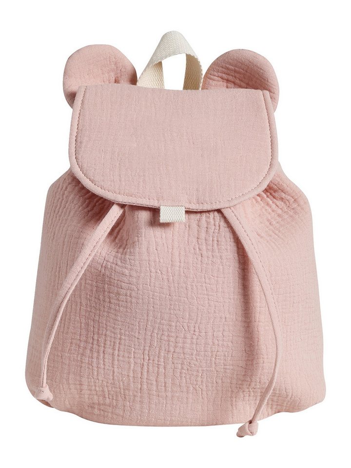 vertbaudet Rucksack Kinder Kita-Rucksack aus Musselin mit Ohren von vertbaudet