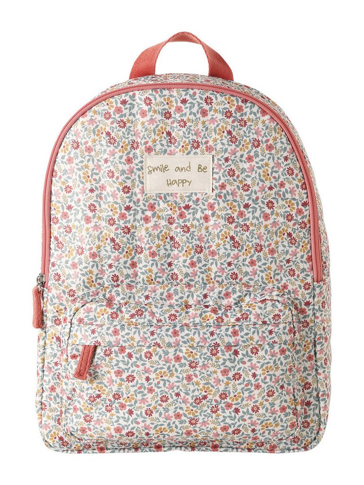 vertbaudet Rucksack Geblümter Mädchen Grundschul-Rucksack BERGAMOTTE von vertbaudet