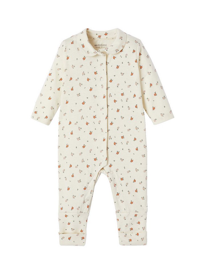 vertbaudet Schlafanzug Bio-Kollektion: Baby Strampler mit variablen Füßen von vertbaudet