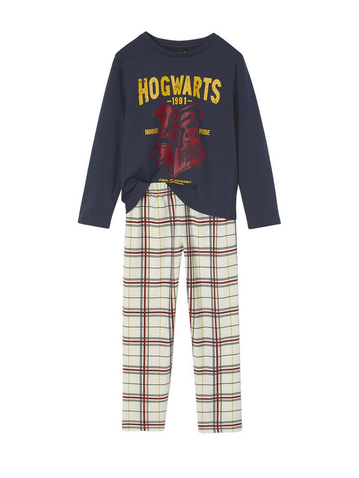 vertbaudet Schlafanzug Kinder Schlafanzug mit Flanellhose HARRY POTTER vertbaudet Schlafanzug Kinder Schlafanzug mit Flanellhose HARRY POTTER von vertbaudet