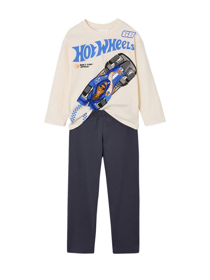 vertbaudet Schlafanzug Schlafanzug aus Baumwolle HOT WHEELS, Kinder vertbaudet Schlafanzug Schlafanzug aus Baumwolle HOT WHEELS, Kinder von vertbaudet