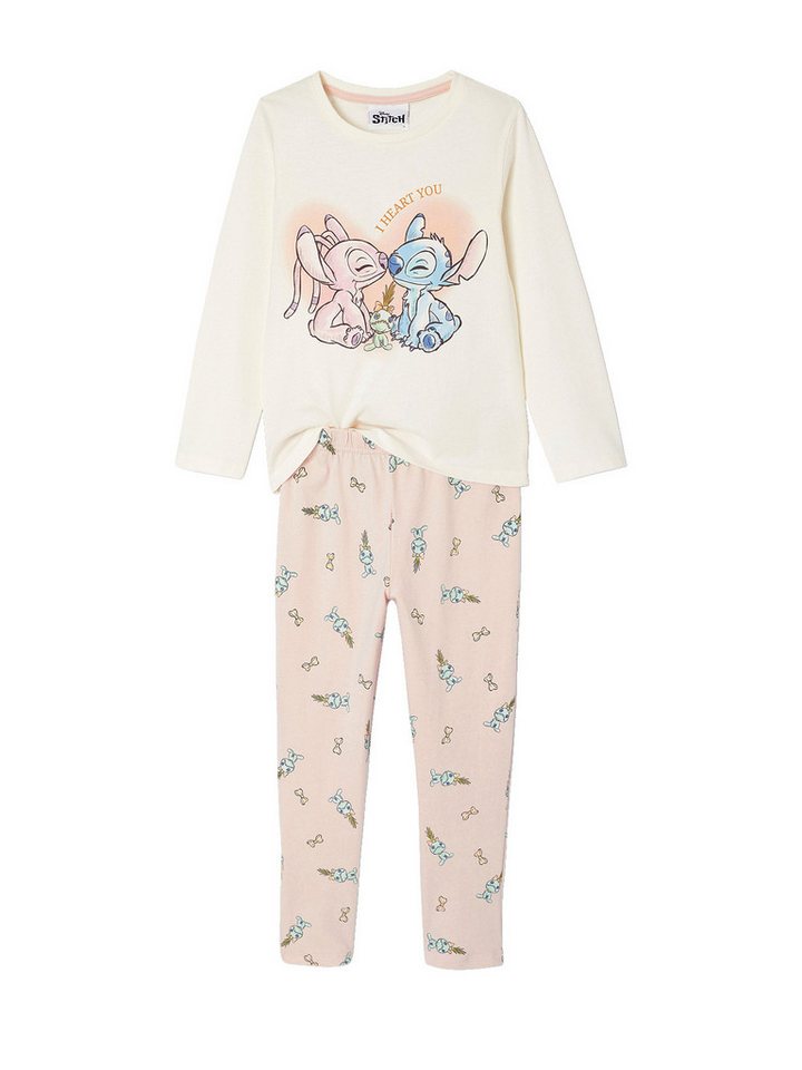 vertbaudet Schlafanzug Mädchen Schlafanzug Disney LILO & STITCH mit Print von vertbaudet