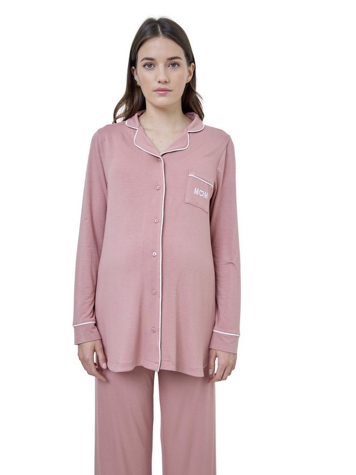 vertbaudet Umstandspyjama Schlafanzug für Schwangerschaft & Stillzeit von vertbaudet