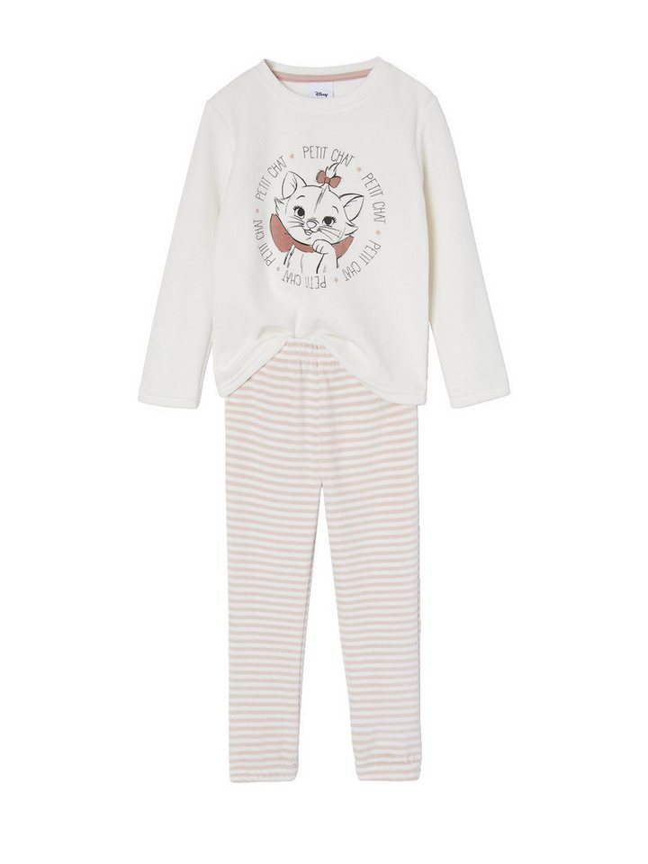 vertbaudet Schlafanzug Kinder Samt-Schlafanzug Disney ARISTOCATS MARIE von vertbaudet
