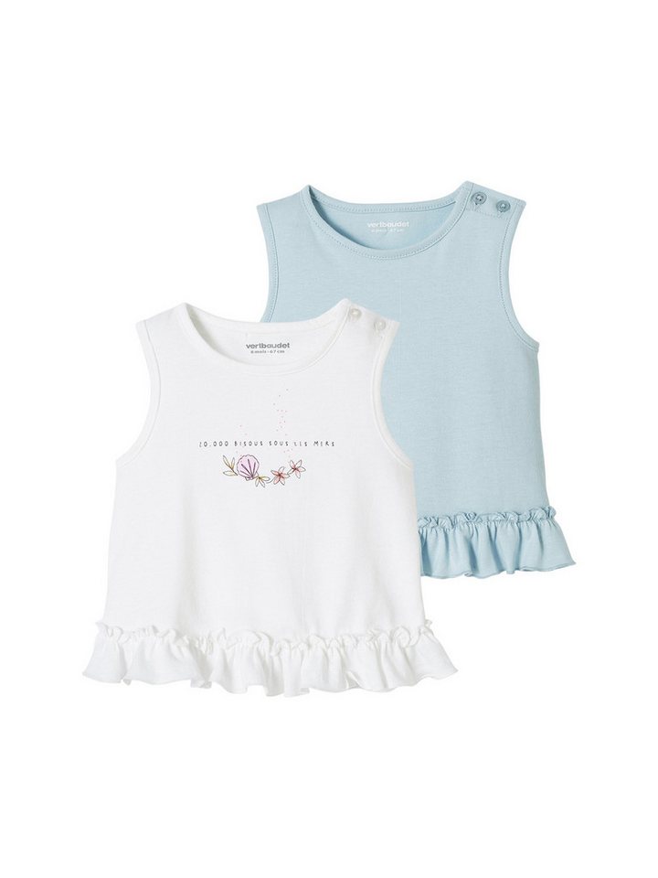 vertbaudet Shirtbluse 2er-Pack Mädchen Baby Tops von vertbaudet