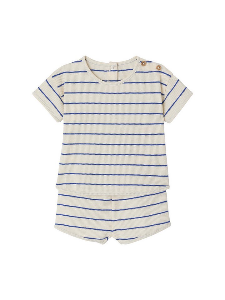 vertbaudet Shorts Baby-Set: T-Shirt & Shorts aus Waffelpikee von vertbaudet