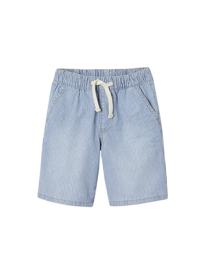 vertbaudet Shorts Jungen Jeans-Shorts mit Dehnbund Bundweite verstellbar von vertbaudet