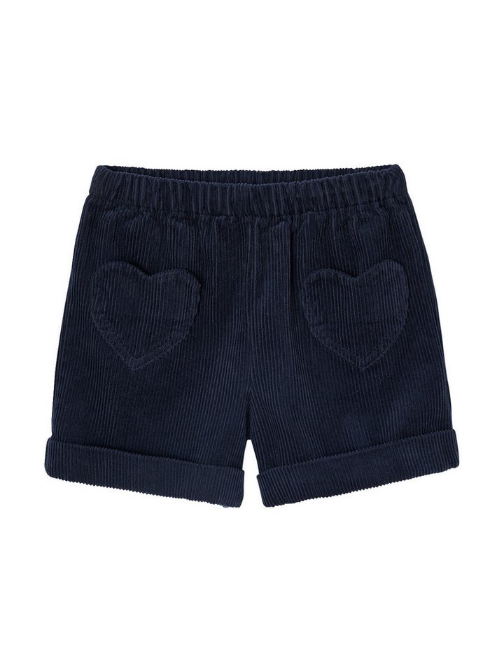 vertbaudet Shorts Mädchen Cord-Shorts mit Herztaschen und Dehnbund vertbaudet Shorts Mädchen Cord-Shorts mit Herztaschen und Dehnbund von vertbaudet