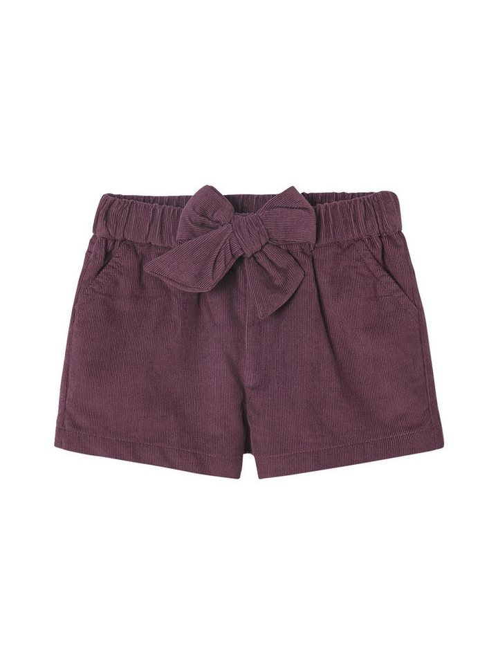 vertbaudet Shorts Baby Shorts aus Feincord mit Bindegürtel von vertbaudet