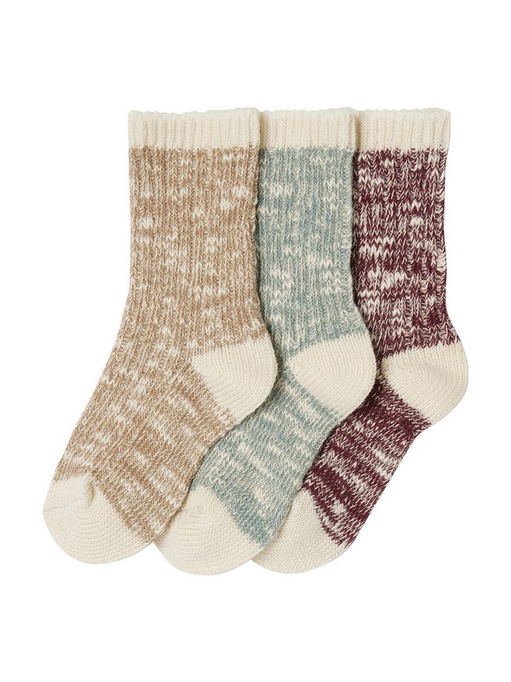 vertbaudet Socken Melierte Mädchen Socken 3er-Pack von vertbaudet