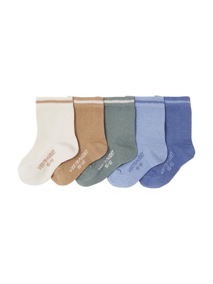 vertbaudet Socken Jungen Baby Socken BASICS 5er-Pack vertbaudet Socken Jungen Baby Socken BASICS 5er-Pack von vertbaudet