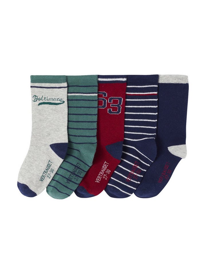 vertbaudet Socken Socken BALTIMORE, Kinder 5er-Pack von vertbaudet
