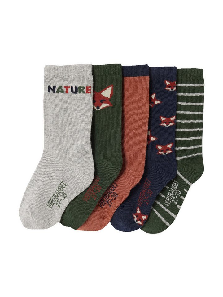 vertbaudet Socken Socken FUCHS, Kinder 5er-Pack von vertbaudet