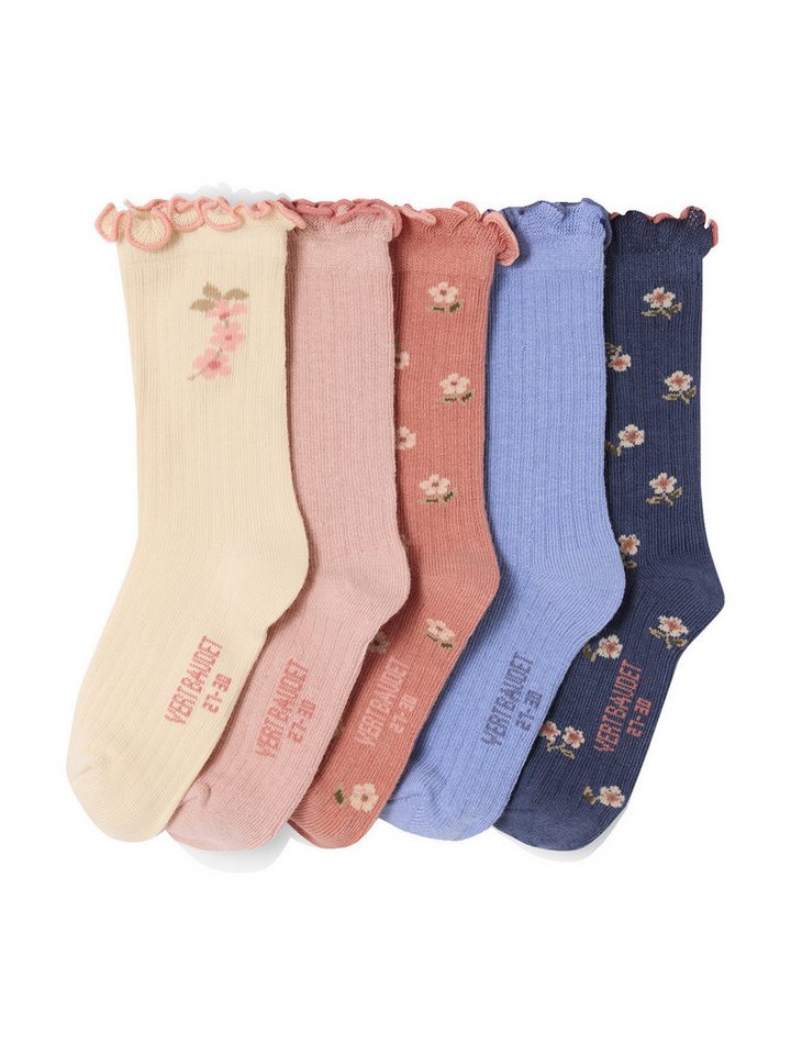 vertbaudet Socken Socken BLÜMCHEN, Kinder 5er-Pack vertbaudet Socken Socken BLÜMCHEN, Kinder 5er-Pack von vertbaudet