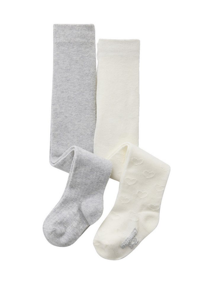 vertbaudet Socken Baby Mädchen Strumpfhosen, Lochstrickmuster 2er-Pack von vertbaudet
