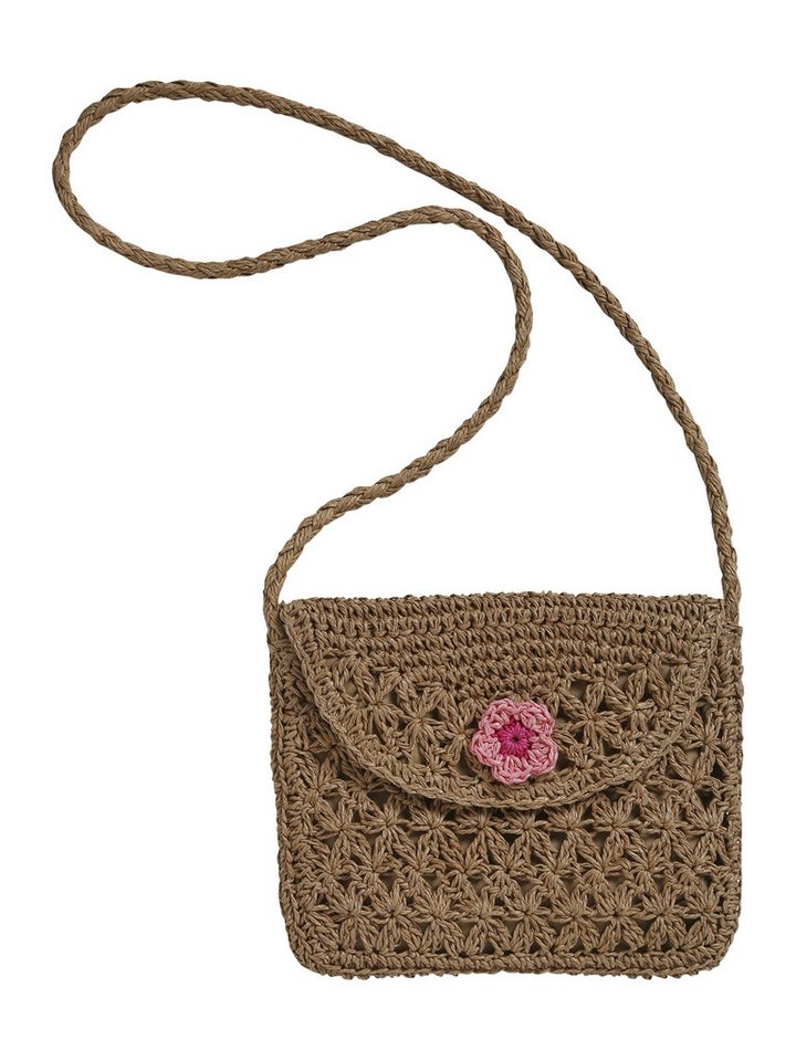 vertbaudet Sporttasche Mädchen Umhängetasche in Häkeloptik von vertbaudet