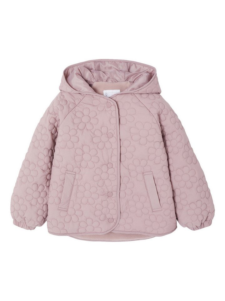 vertbaudet Steppjacke Mädchen Light-Steppjacke mit Blumenmuster von vertbaudet