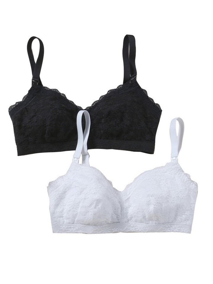 vertbaudet Still-BH 2er-Pack Still-BHs, Spitze mit softem Futter von vertbaudet