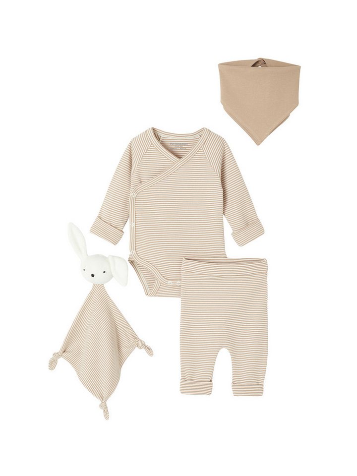 vertbaudet Neugeborenen-Geschenkset Baby-Set: Body, Leggings, Lätzchen von vertbaudet