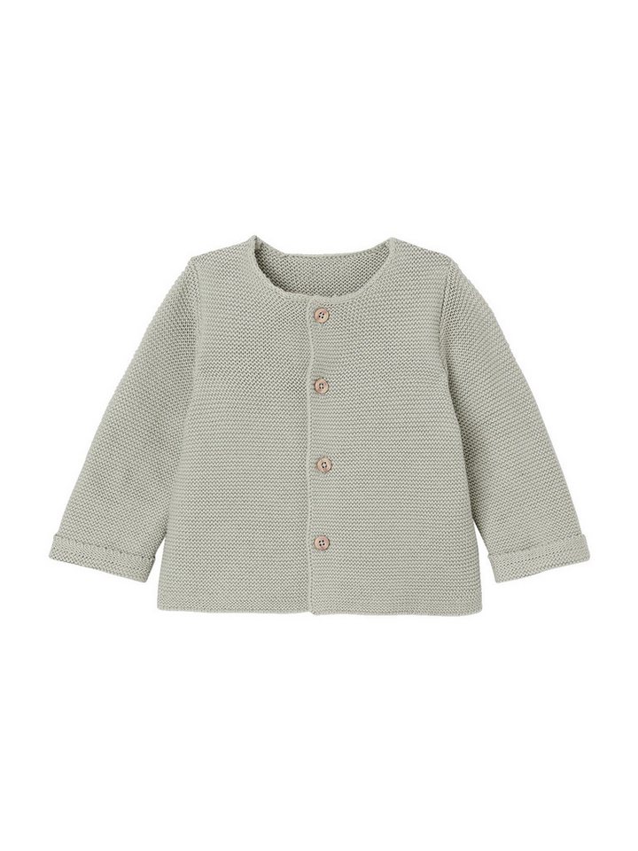 vertbaudet Strickjacke Baby Strickjacke aus Baumwolle BASIC von vertbaudet