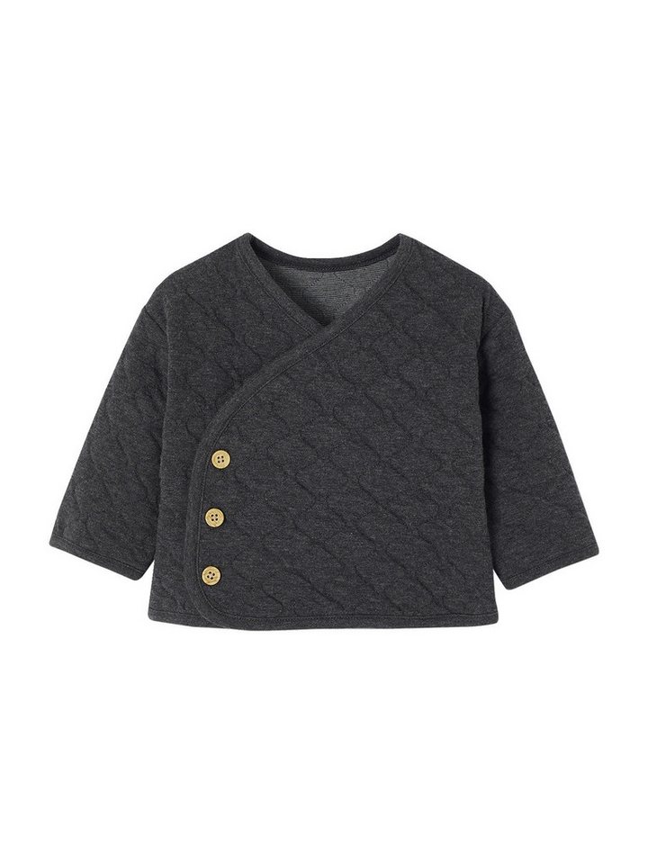 vertbaudet Strickjacke Baby Wickeljacke mit Recycling-Polyester von vertbaudet