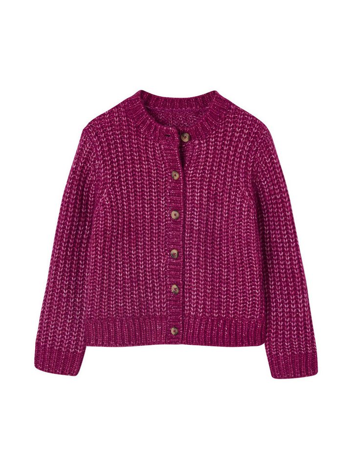 vertbaudet Strickjacke Flauschige Mädchen Strickjacke von vertbaudet