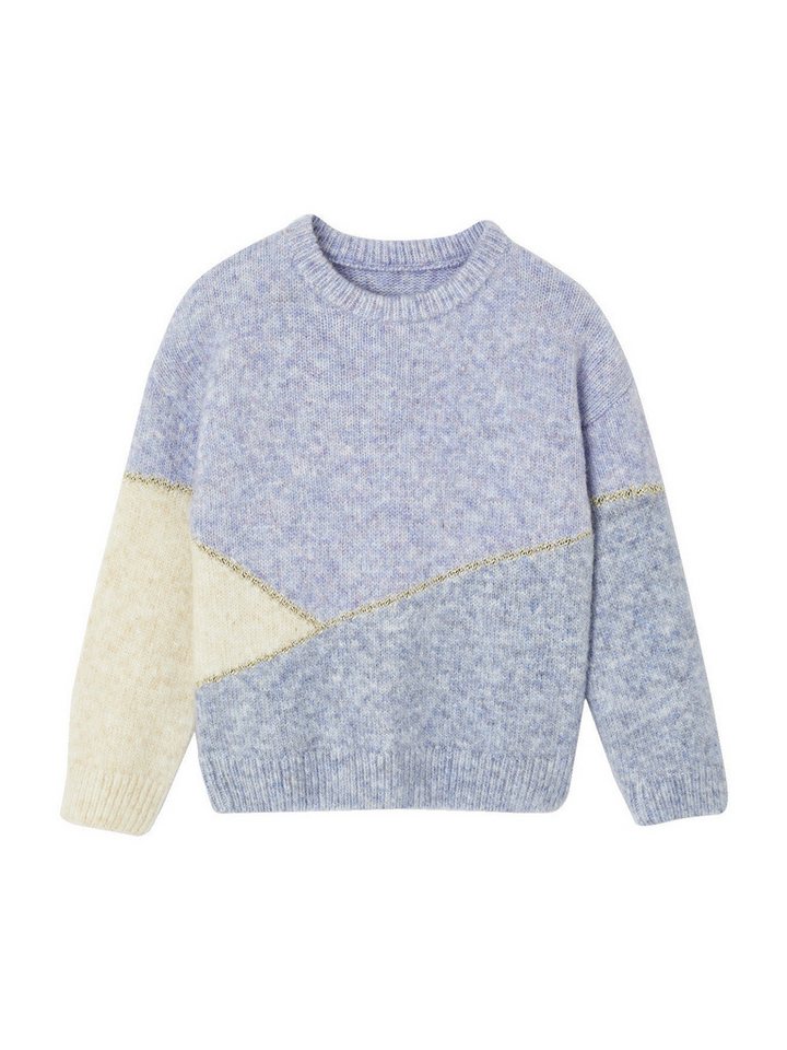 vertbaudet Strickjacke Mädchen Pullover im Colorblock-Style von vertbaudet