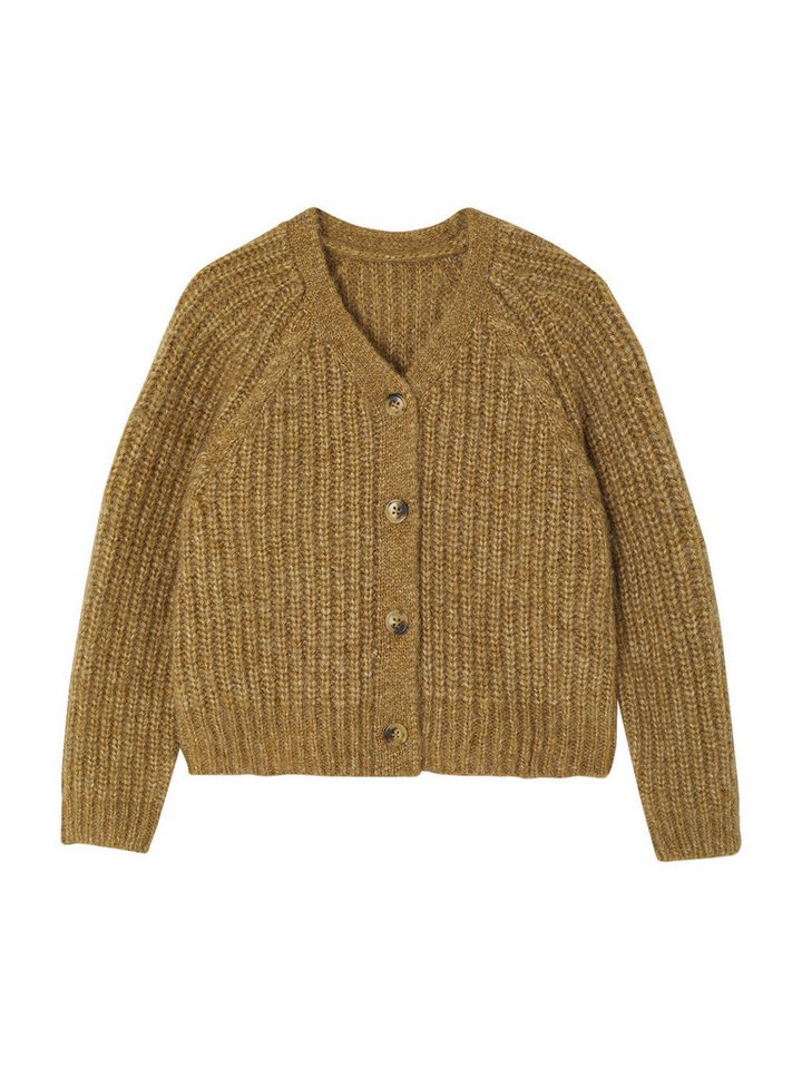 vertbaudet Strickjacke Mädchen Strickjacke mit Knopfverschluss von vertbaudet