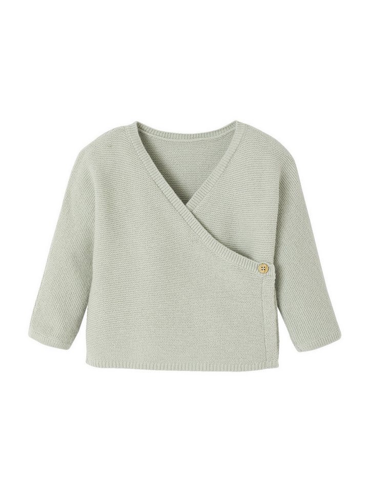 vertbaudet Strickjacke Weiche Baby Wickeljacke von vertbaudet
