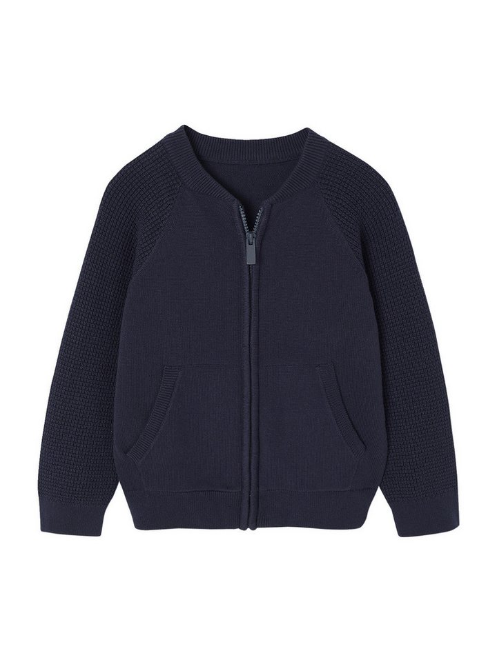 vertbaudet Strickjacke Jacke aus TeddyfleeceTaschen für Jungen von vertbaudet