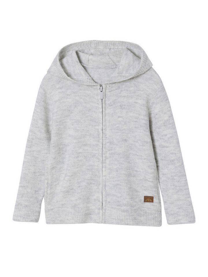 vertbaudet Strickjacke Jungen Strickjacke mit Kapuze von vertbaudet