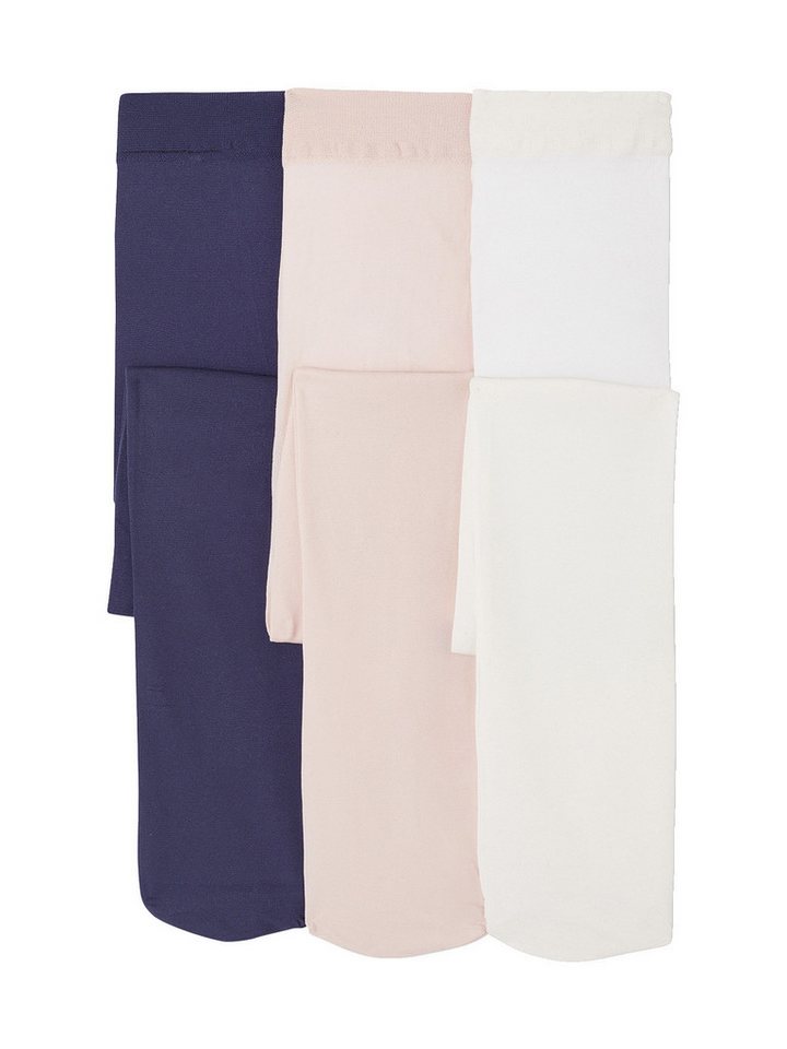 vertbaudet Strumpfhose Strumpfhosen für Mädchen 3er-Pack von vertbaudet