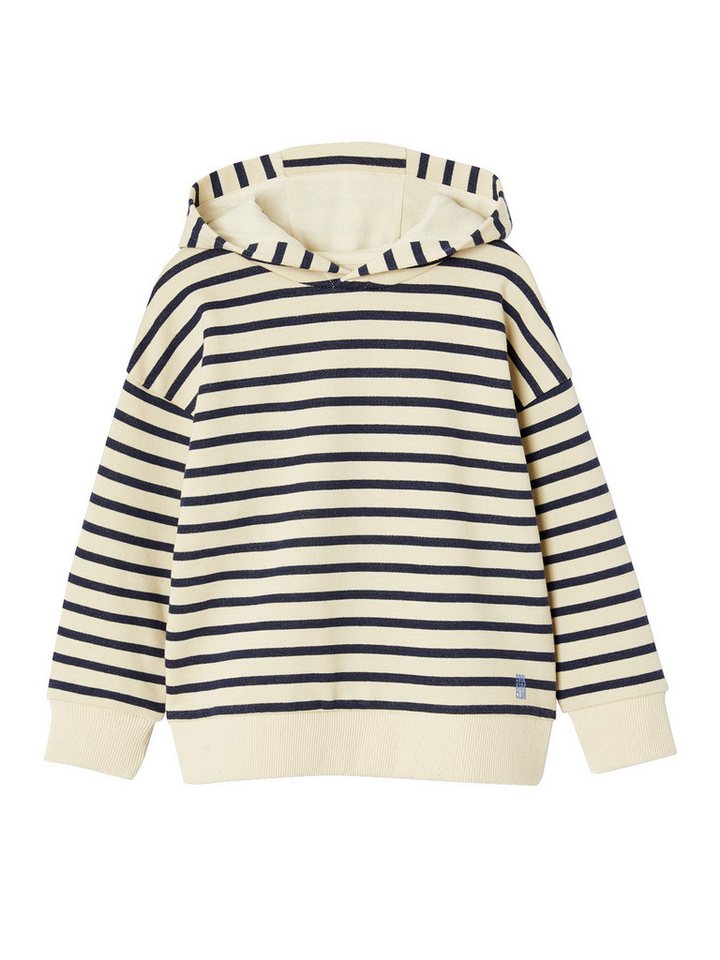 vertbaudet Sweatjacke Gestreiftes Jungen Kapuzensweatshirt von vertbaudet