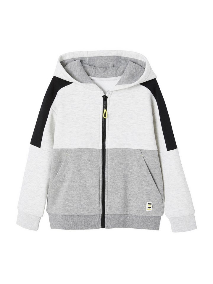 vertbaudet Sweatjacke Jungen Kapuzensweatjacke von vertbaudet